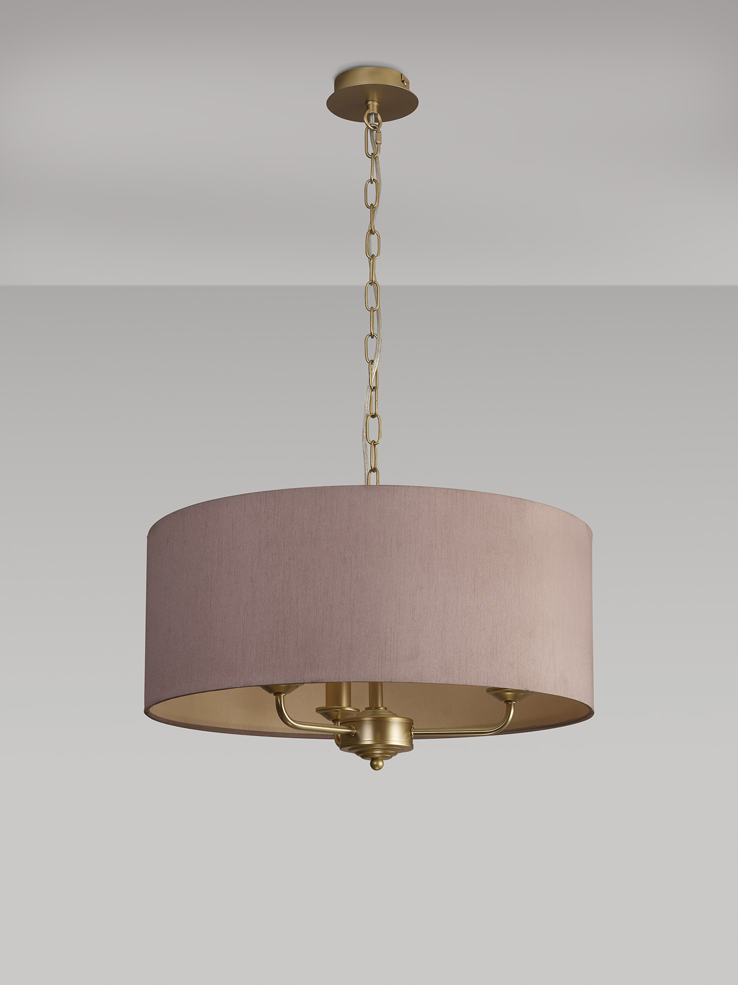 Banyan 50cm 3 Light Pendant Champagne Gold, Taupe/Halo Gold DK0974  Deco Banyan